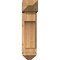 Ekena Millwork Westlake Arts and Crafts Smooth Bracket w/ Offset Brace, Western Red Cedar, 7 1/2"W x 18"D x 30"H BKT0806X18X30WTL03SWR - alternate 2